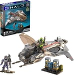 Mega Halo Action Figure Building Toy, UNSC Arctic Burn Wasp with 342 (US IMPORT)