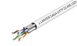 Lanview samlet kabel - 500 m - hvit