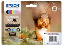 Epson 378 XL blekkpatron, Claria Photo HD 6-pakning