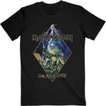 Iron Maiden T Shirt Live After Death Diamond Band Logo Official Mens Black M Bla