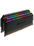 Corsair Dominator Platinum RGB DDR4-3200 - 32GB - CL16 - Dual Channel (2 pcs) - Intel XMP - Sort med RGB