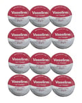 12x Vaseline Lip Therapy Rosy Lips Tin 20g