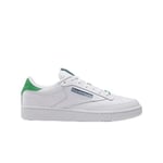 Reebok Men's Club C 85 Sneaker, White Sport Green Blue Slate, 8 UK