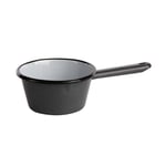 Enamel Saucepan Silesia Pot 0.45L with Handle for Gas Electric Induction Hob