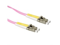 Act 0.5 Meter Lszh Multimode 50/125 Om4 Fiber Patch Cable Duplex With Lc Connectors. Lc/Lc 50/125 Duplex Om4 0.50M (Rl9700)