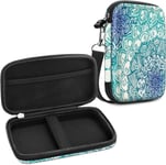 Housse Pour Hp Sprocket Plus Portable Imprimante-Eva Étui Rigide De Protection Transport Case Sacoche De Transport Avec Poche Intérieure/Sangle Amovible,Emerald