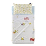 Jeu de draps HappyFriday Le Petit Prince Son monde Multicouleur Lit de bébé 2