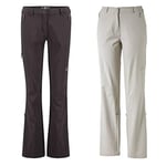 Mckinley Madok LG Pantalon Femme, Gris, FR : L (Taille Fabricant : 88)