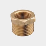 Guidi Förminskningsnippel Bushing, mässing, 1/8" G (BSP) (invändig) till 3/8" (utvändig)