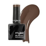 Mylee Gel Nail Polish 10ml [Choco-Latte] UV/LED Soak-Off Nail Art Manicure Pedicure for Professional, Salon & Home Use [Autumn/Winter 2022] - Long Lasting & Easy to Apply