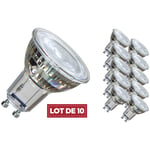 Lot de 10 Ampoule LED GU10 7W Blanc Froid 6000K - Digilamp