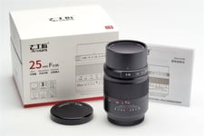 7artisans 0.95/25mm Black For Fuji X Fx Aps-C (1717863260)