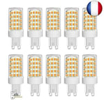 HUAMu Ampoule G9 LED 10W, 80W Ampoule Halogène Équivalent, Blanc Chaud 3000K, 8