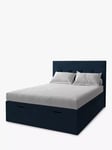 Koti Home Arun Upholstered Ottoman Storage Bed, King Size