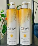 Olay Vitamin C & B3 Brightening Revitalizing Hydrating Body Wash 591ml Brand New