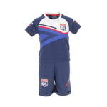 Maillot De Football Olympique Lyonnais Ol Minikit Nv Trg Boost Bb Bleu Marine