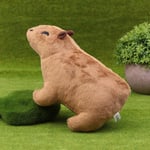 18 cm Simulering Mjuk Fluffig Capybara Gosedjur Dockor Barnleksaker Brun One Size