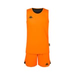 Kappa CAIROSI Maillot et Short réversible Basket-Ball Homme, Orange, FR : 3XL (Taille Fabricant : 3XL)