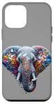 Coque pour iPhone 12 mini Éléphant en verre fantaisie