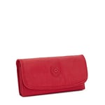 Kipling MONEY LAND Large Wallet, Red Rouge (Red)