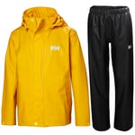 Helly Hansen Moss Regntøy, Junior, Yellow/Black