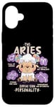 iPhone 16 Plus Funny Zodiac Sign Personality, Aries Case