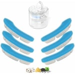 6 pcs Filtre Fontaine a Eau pour Chat Améliorés Filtre Fontaine Eau Chat à Quadruple Action Filtres Remplacement pour Fontaines à Eau pour Chats et