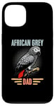 Coque pour iPhone 13 Perroquet gris africain vintage pour ornithologue