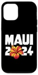 Coque pour iPhone 14 Maui 2024 Hawaii Souvenirs et cadeaux de voyage