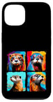 iPhone 13 Otter Pop Art Colorful Drawing Painting Case