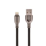 Forever Tornado - Lightning-kabel til hurtig opladning (3A), 1 m, sort