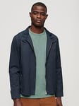 Superdry Merchant Harrington Jacket - Navy, Navy, Size L, Men