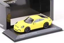 1:43 Minichamps Porsche 911 (992) GT3 Touring 2021 Course Jaune/Noir Wheels