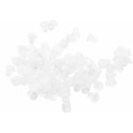 Tlily - bouchon d'oreille en caoutchouc transparent bouchon de securite a l'arriere d'oreilles bouchon 100 pieces par un paquet