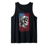 It's In The Blood Cool Classic Vintage Motorbike Men Women Tank Top