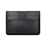 Trolsk Croco Leather Sleeve (Macbook Pro 15/16) - Svart