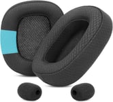 Coussinets d'oreille en Mousse de Rechange Compatible avec Les Casque Logitech G430 G431 G432 G433 G332 (Tissu amélioré)