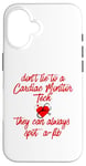 iPhone 16 Funny Cardiac Monitor Tech A-fib EKG Nursing Case