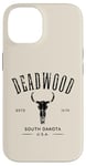 iPhone 14 Deadwood South Dakota USA Vintage Distressed Style Design Case