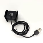 1m USB Charging Cable Power Charger Cord For Fitbit Versa 2 Smart Watch Black