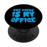 The Ocean Is My Office Wildlife Conservation Dive PopSockets PopGrip Interchangeable