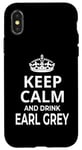 iPhone X/XS Earl Grey Tea Lovers / 'Keep Calm And Drink Earl Grey!' Case