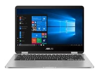 ASUS VivoBook Flip 14 TP401MA BZ268R - Conception inclinable - Intel Pentium Silver - N5030 / jusqu'à 3.1 GHz - Win 10 Pro - UHD Graphics 605 - 4 Go RAM - 64 Go eMMC - 14" écran tactile 1366 x 768 (HD) - Wi-Fi 5 - gris clair