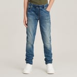 Kids 3301 Slim Pull-Up Jeans - Light blue - boys