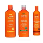 Cantu Shea Butter Shampoo &Conditioner 400mlwith Curl Activator Cream 12oz/355ml