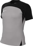 Nike Women's Dri-FIT Strike 3 T-Shirt, Pewter Grey/Black/White, XXL