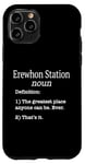 Coque pour iPhone 11 Pro Erewhon Station Souvenir / Station de ski Erewhon Station