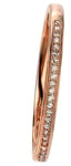 Elements Gold GR513 54 9ct Rose Gold Diamond Set Pave Ring Jewellery