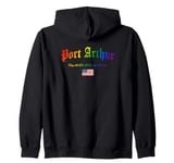 Port Arthur Gothic Design Lgbtqai+ rainbow Version Zip Hoodie