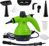 Quest Handheld Steam Cleaners / 2 Colours/Multi-Purpose/Portable / Green